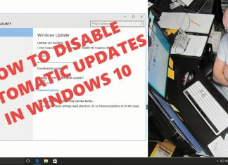 How to disable automatic updates in Windows