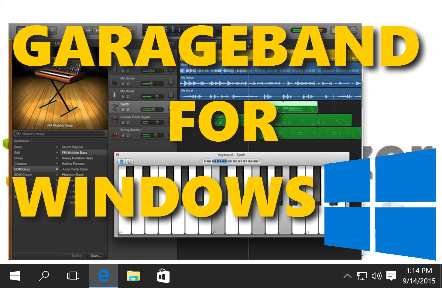 windows 10 garageband equivalent