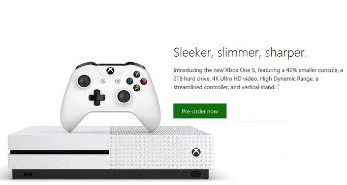 Xbox One S leak via neogaf