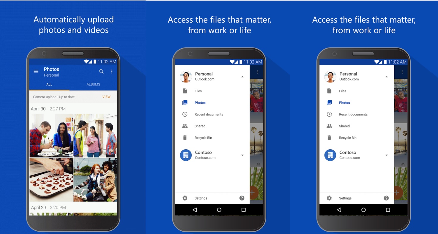 download options for onedrive android