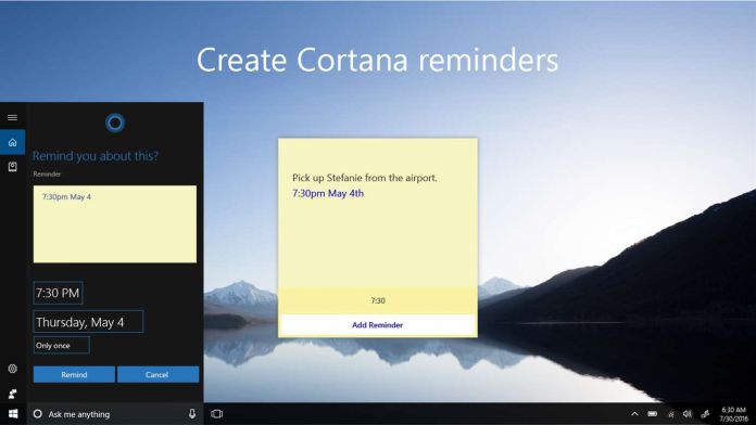 Sticky Notes Cortana Windows  Microsoft