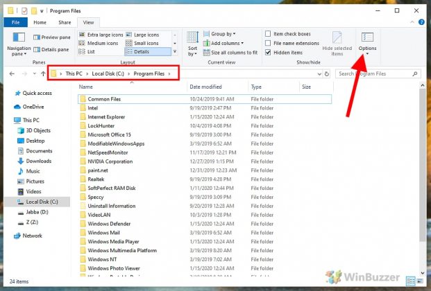 01 Windows 10 Program Files 621x420 