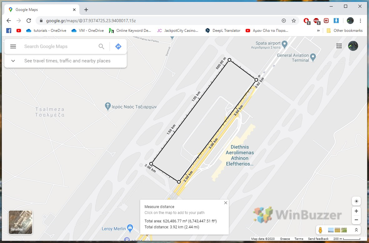 FEATURED Google Maps Determine Linear Distance Between Two Points 