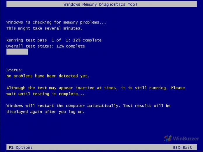 Windows 10 How to test RAM with the Windows Memory Diagnostic