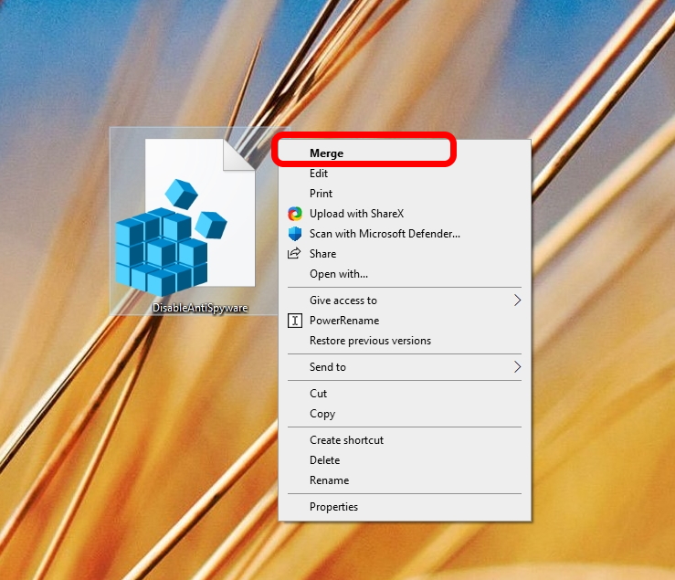 Windows 10 - Registry Editor - Import Data Types