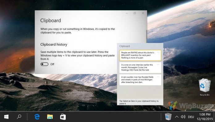 Windows 10: How to Enable, View, and Clear Clipboard History