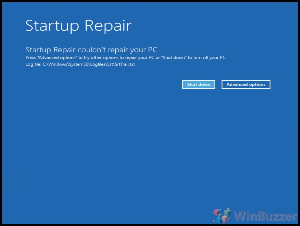 Windows 10 Startup Problems Use Startup Repair To Fix Your Boot  winbuzzer