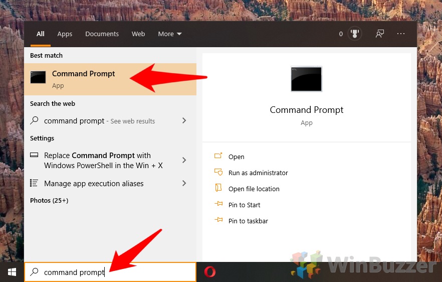 Windows 10 - Open Command Prompt