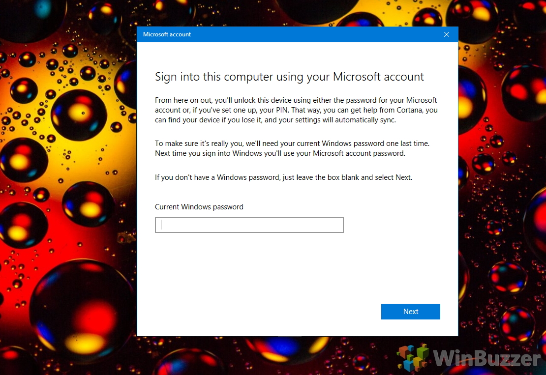 Windows 10 - Settings - Update and Security - Activation - Sign into this computer using your Microsoft account