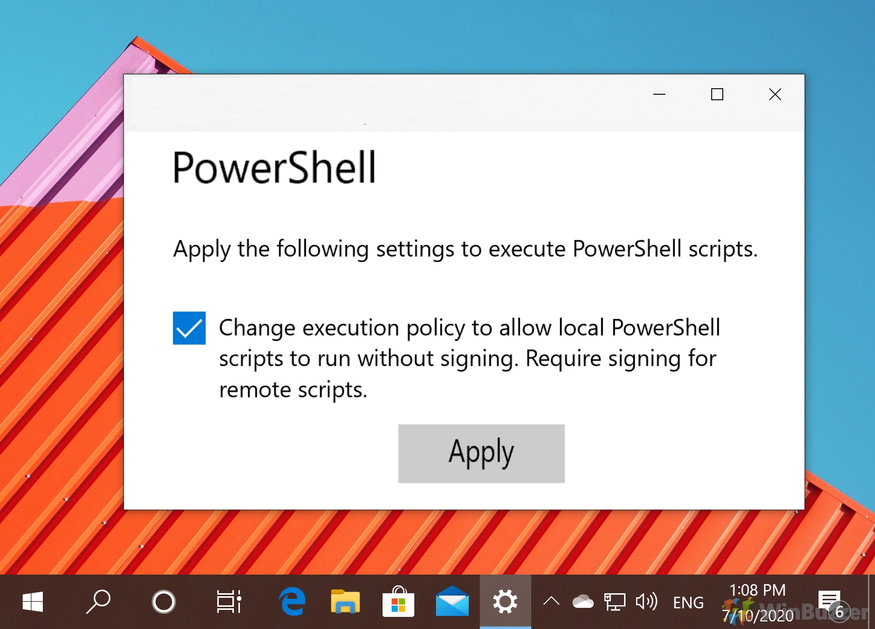 How to Set PowerShell Script Execution Policy in Windows 10