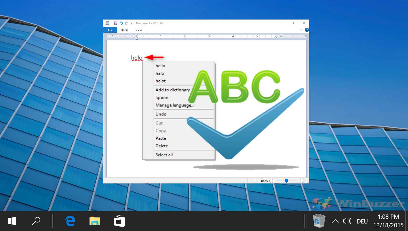 change default from wordpad to word windows 10