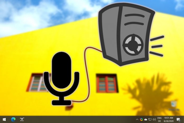 How to Listen to Microphone through a Playback Device in Windows