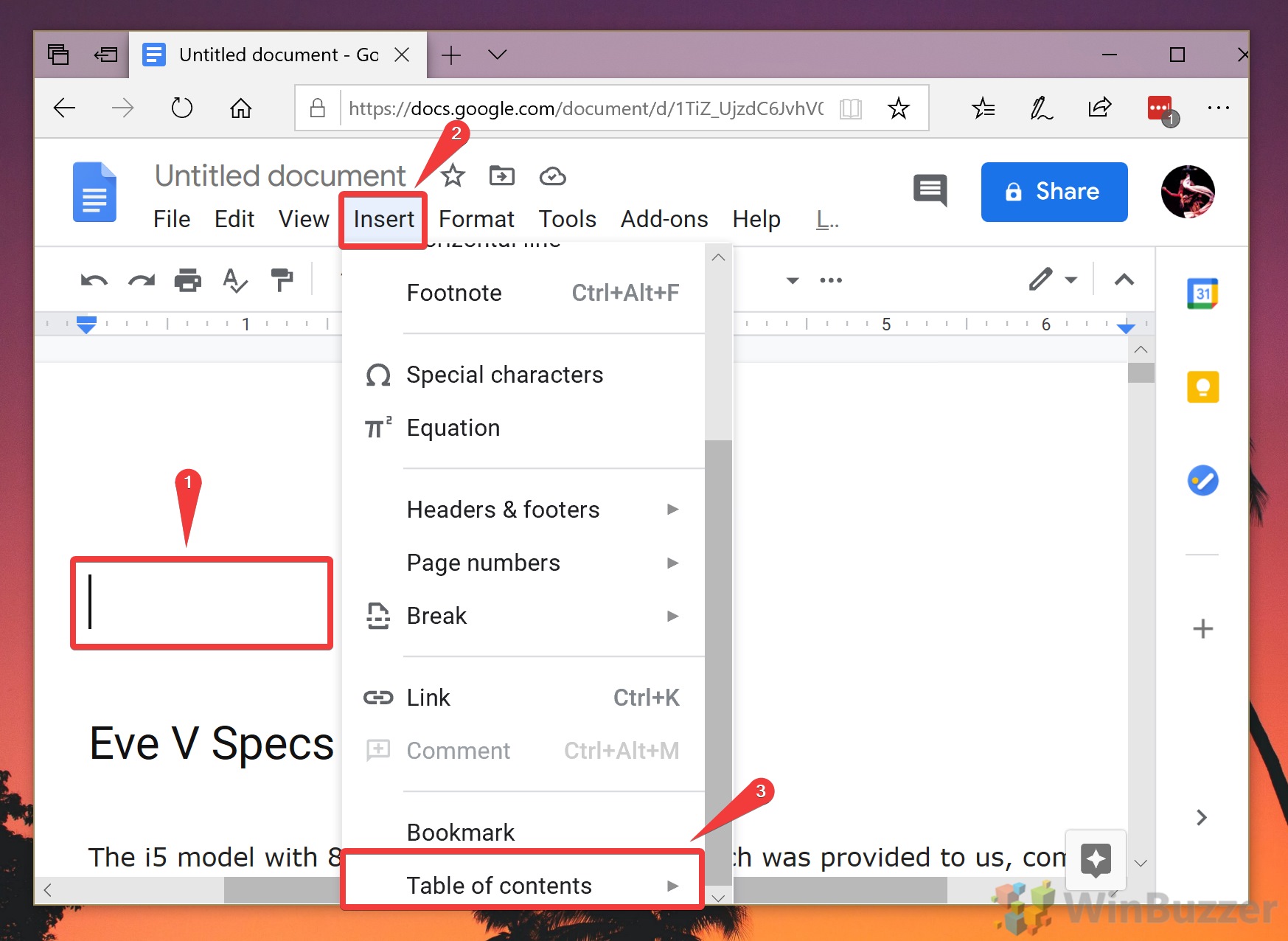 How to Add a Table of Contents in Google Docs and Update