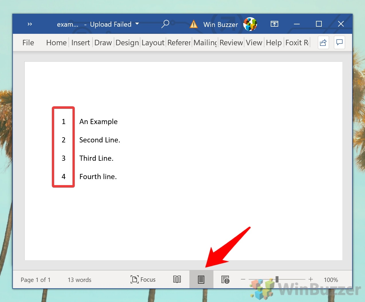 word processing for mac with line numbers