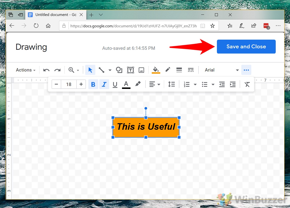 how to add a box in google docs