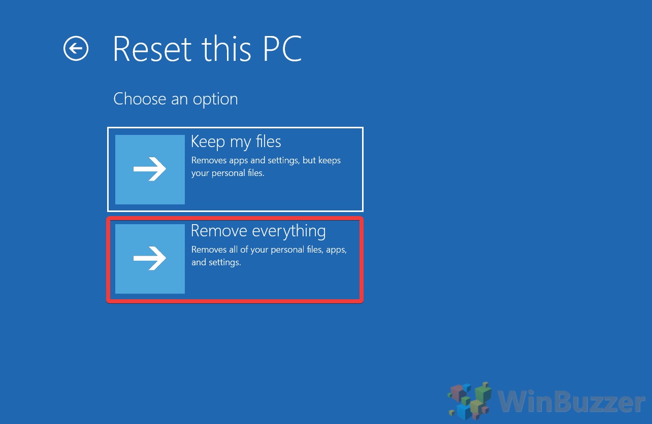 can t reset pc
