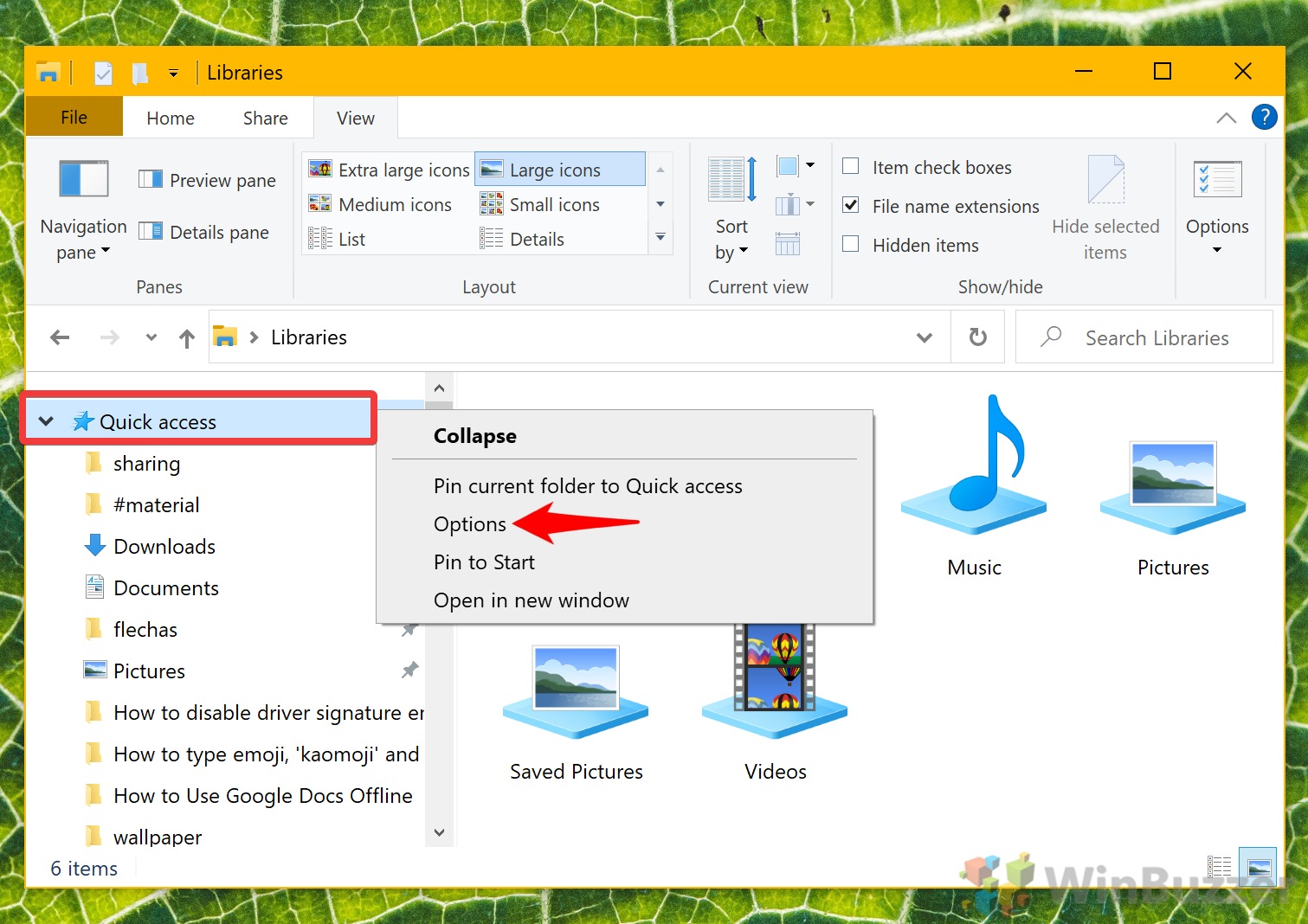windows 10 file explorer opens on startup