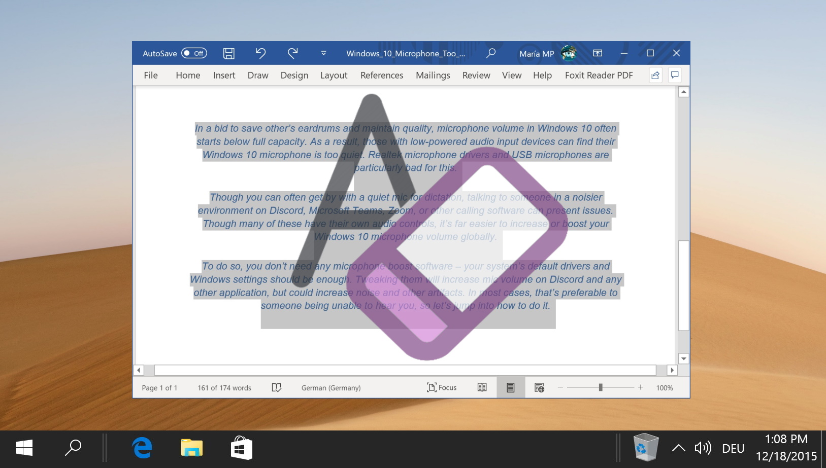 How to Remove or Clear Formatting in Microsoft Word