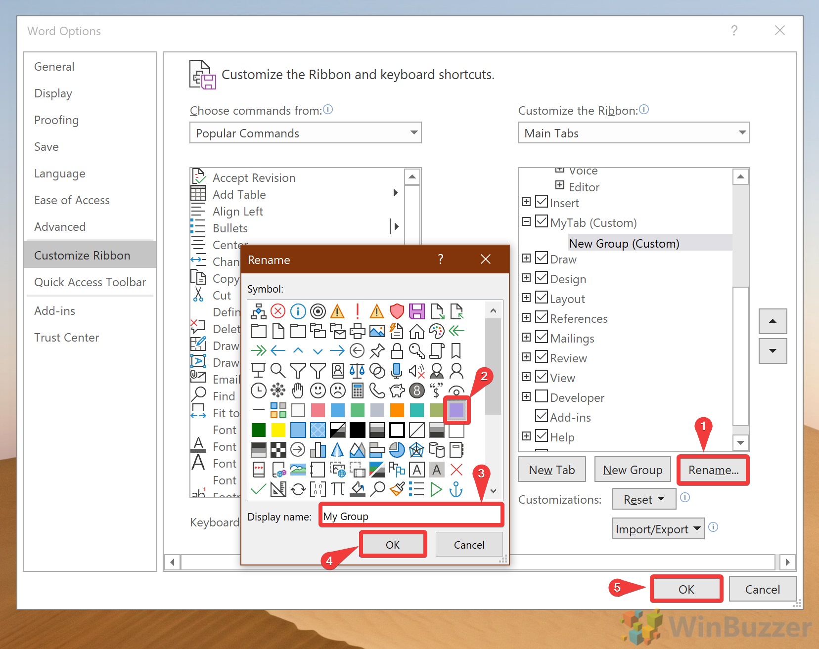 How to Customize the Ribbon in Microsoft Word  and other Office apps  - 31