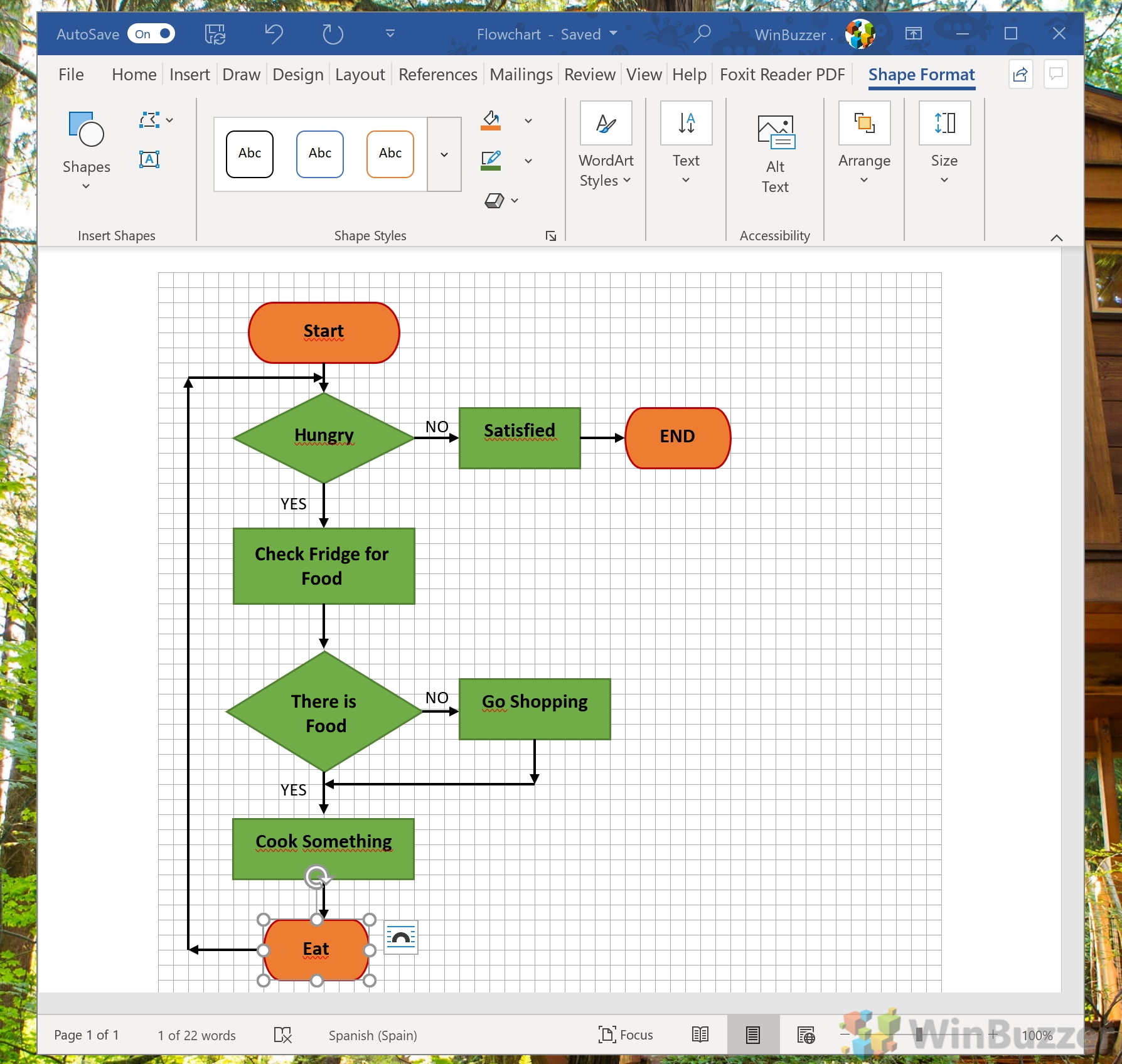 How to Create a Flowchart in Word with Shapes or SmartArt