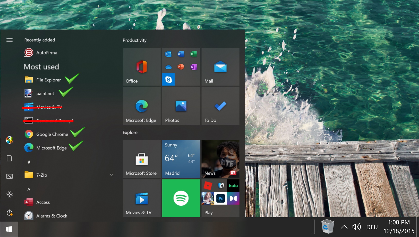 windows 10 start menu customize reddit