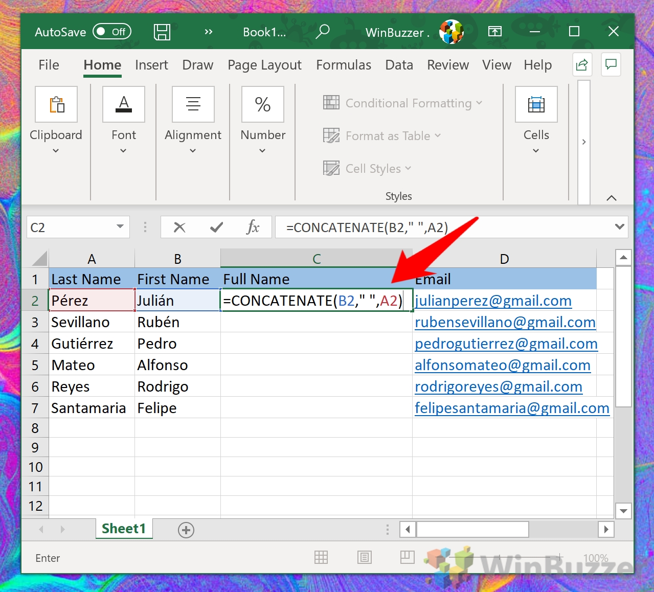 How to Combine Text Cells in Excel with the Concatenate Formula - 78