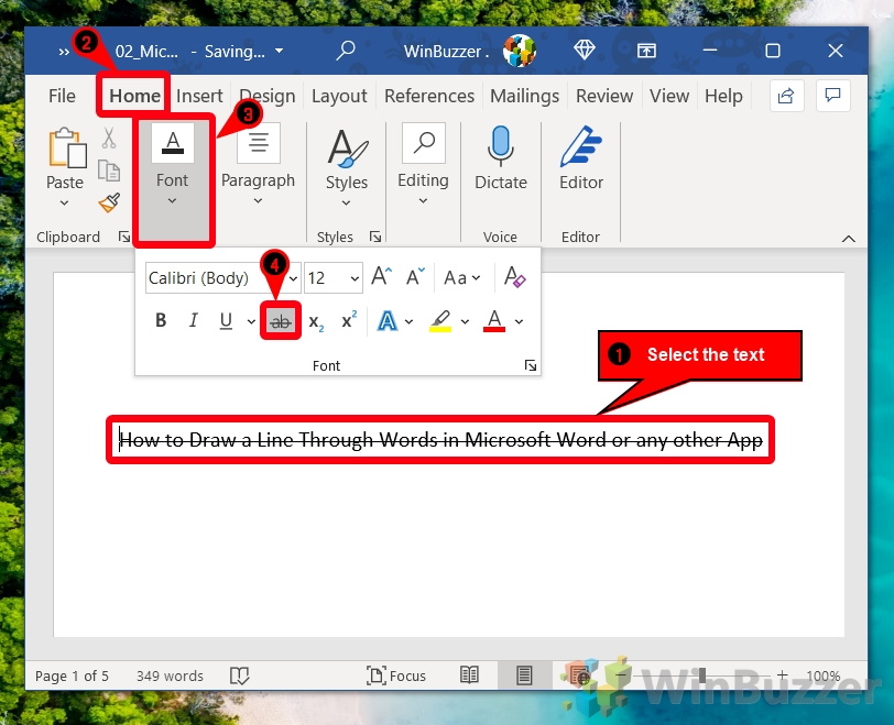 how-to-strikethrough-text-in-word-or-any-other-app-winbuzzer