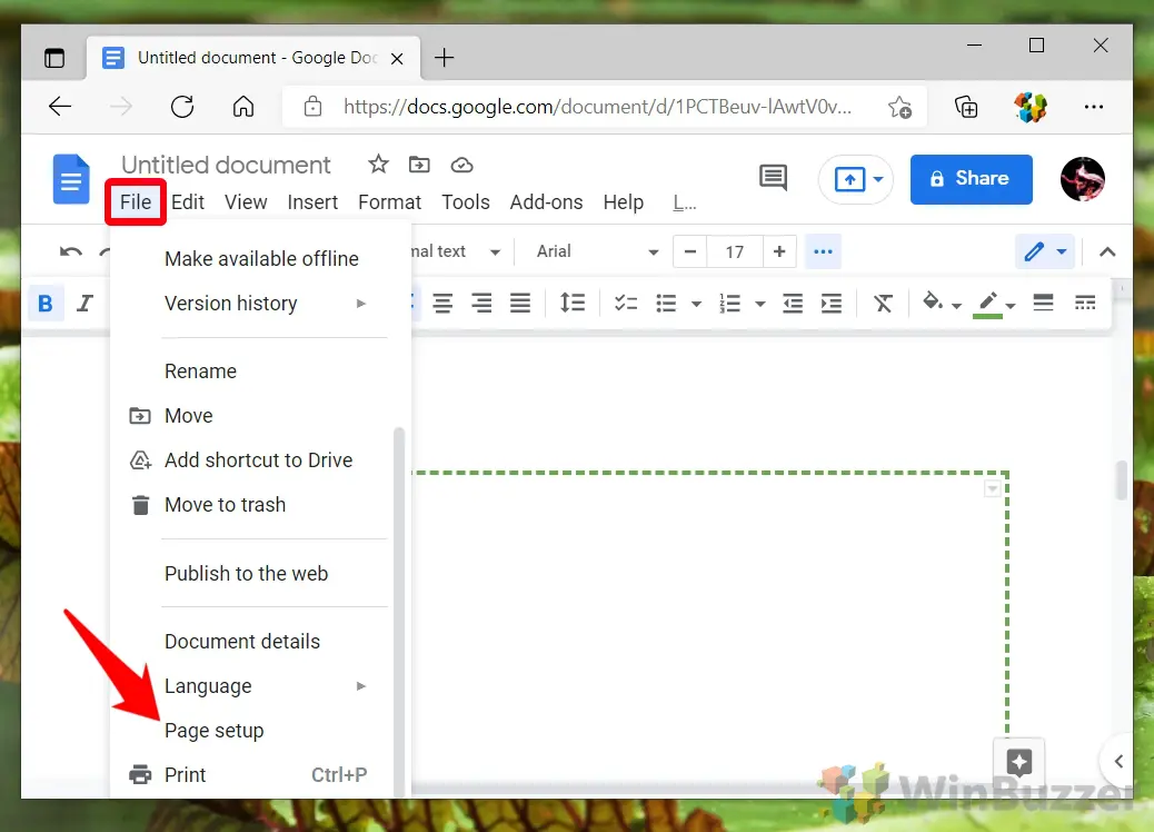 How To Add A Border In Google Docs - Winbuzzer