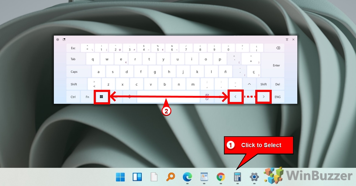 Windows 11 - Sélectionnez l'application - Win + Flèche gauche droite