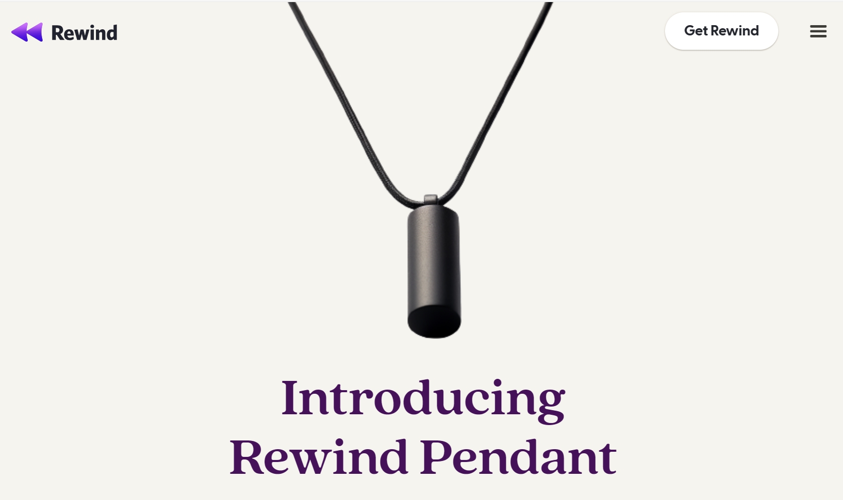 RewindAI Launches AI Wearable That Transcribes Everything You Say ...