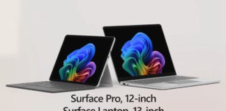 Microsoft 12-inch Surface Pro and 13-inch Surface Laptop
