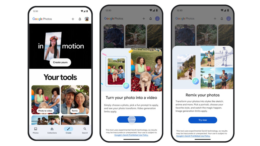 Google Photos AI Remix