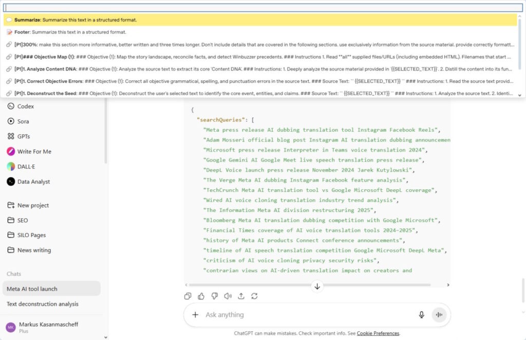 WinBuzzer Prompt Station ChatGPT hotkey launcher