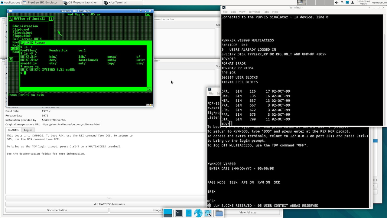The New Virtual OS Museum Packs 600 Operating Systems Into a Linux VM