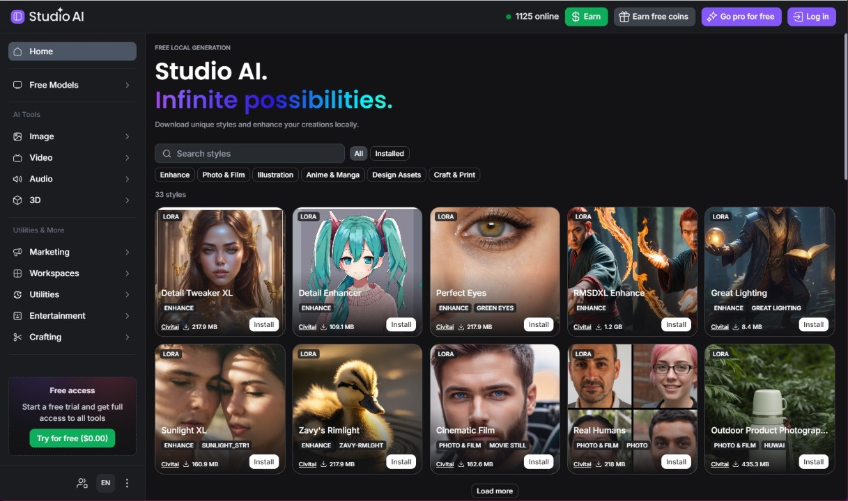 Creative Fabrica Studio Desktop Review: Free Local AI Tools For Images and Voice Generation