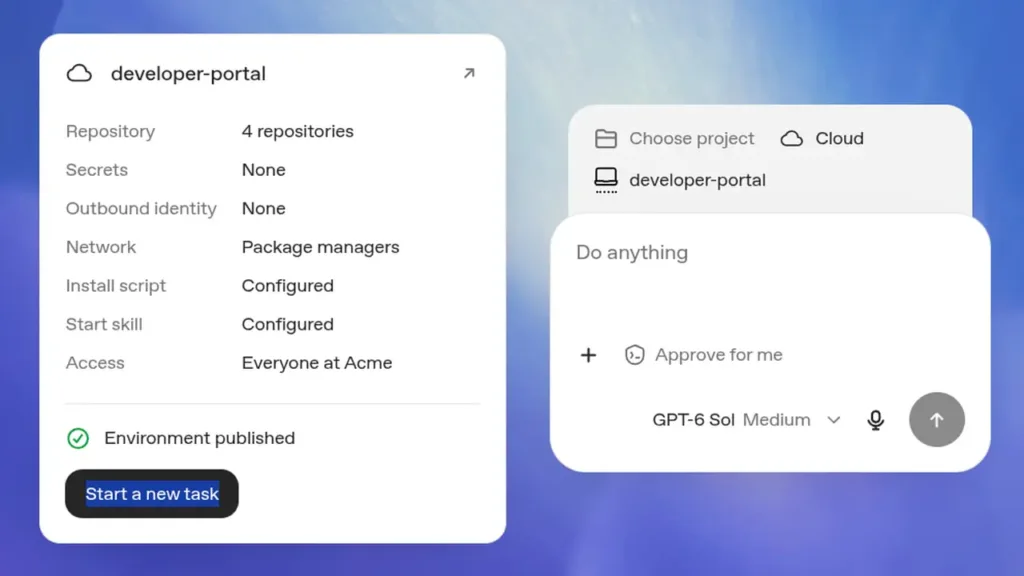 OpenAI Codex Adds Reusable Cloud Setups for Coding Across Devices